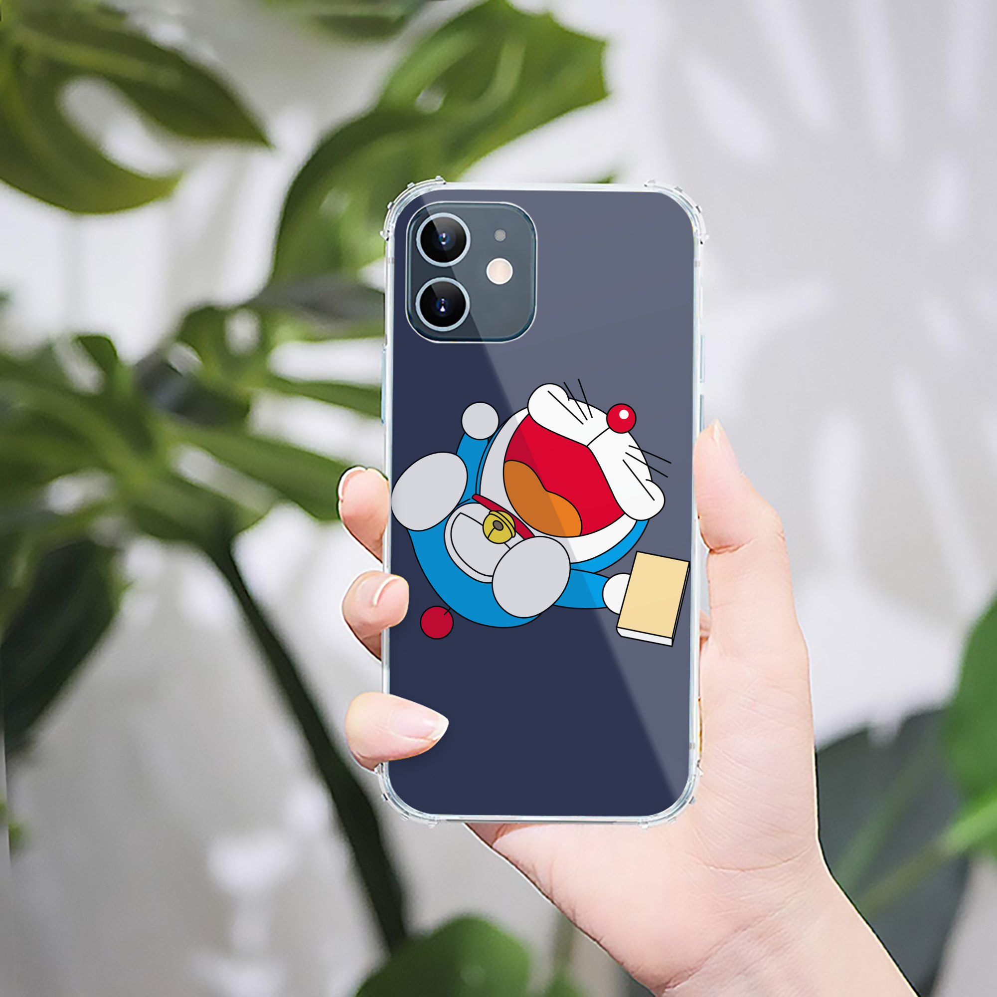 （画像用） ドラえもん Doraemon 【iPhone 12シリーズ対応】透明スマホケース（クリアソフトケース）